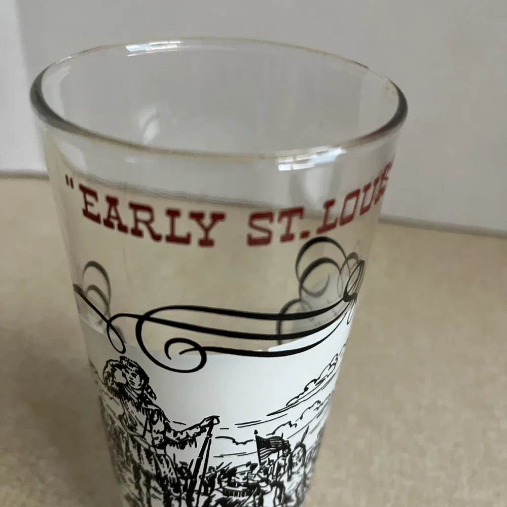 Lewis & Clark Expedition Glass Western History USA St Louis Frontier Exploring